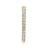 Eternity Band Wedding Ring in 14k Yellow Gold with Round Natural Diamond at Gabriel & Co.