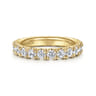 Eternity Band Wedding Ring in 14k Yellow Gold with Round Natural Diamond at Gabriel & Co.
