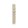 Eternity Band Wedding Ring in 14k Yellow Gold with Round Natural Diamond at Gabriel & Co.