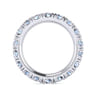 Eternity Band Wedding Ring in 14k White Gold with Round Natural Diamond at Gabriel & Co.