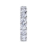 Eternity Band Wedding Ring in 14k White Gold with Round Natural Diamond at Gabriel & Co.