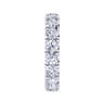Eternity Band Wedding Ring in 14k White Gold with Round Natural Diamond at Gabriel & Co.