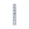 Eternity Band Wedding Ring in 14k White Gold with Round Natural Diamond at Gabriel & Co.