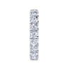 Eternity Band Wedding Ring in 14k White Gold with Round Natural Diamond at Gabriel & Co.
