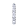 Eternity Band Wedding Ring in 14k White Gold with Round Natural Diamond at Gabriel & Co.