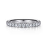 Eternity Band Wedding Ring in Platinum with Round Natural Diamond at Gabriel & Co.