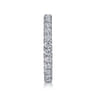 Eternity Band Wedding Ring in Platinum with Round Natural Diamond at Gabriel & Co.