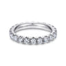 Eternity Band Wedding Ring in Platinum with Round Natural Diamond at Gabriel & Co.
