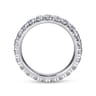 Eternity Band Wedding Ring in Platinum with Round Natural Diamond at Gabriel & Co.