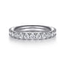 Eternity Band Wedding Ring in Platinum with Round Natural Diamond at Gabriel & Co.