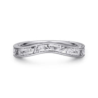 Azalea - 14K White Gold Anniversary Band