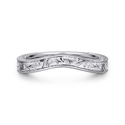 Azalea - 14K White Gold Anniversary Band