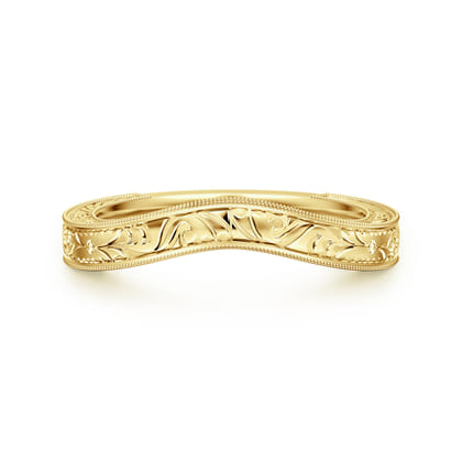 Azalea - 14K Yellow Gold Anniversary Band