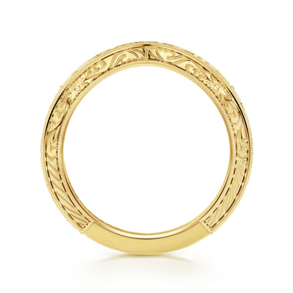 Azalea - 14K Yellow Gold Anniversary Band