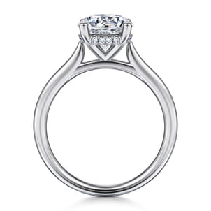Azucena - Platinum Round Solitaire Diamond Engagement Ring