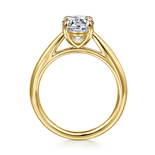 Bambi - 14K Yellow Gold Round Engagement Ring