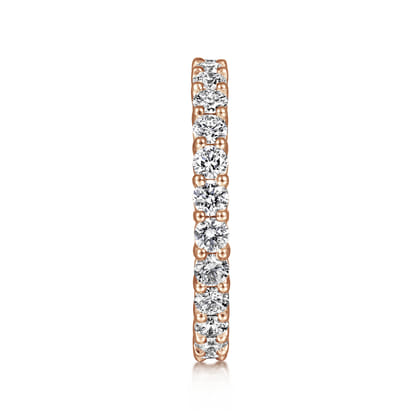 Basque - 14K Rose Gold Shared Prong Diamond Eternity Band