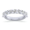 Fancy Wedding Ring in 14k White Gold with Round Natural Diamond at Gabriel & Co.