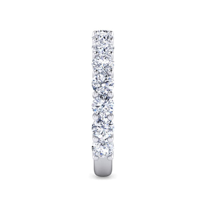 Basque - 14K White Gold Shared Prong Diamond Anniversary Band