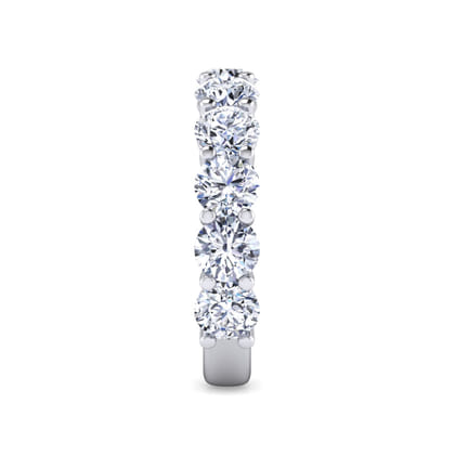 Basque - 14K White Gold Shared Prong Diamond Anniversary Band