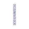 Eternity Band Wedding Ring in 14k White Gold with Round Natural Diamond at Gabriel & Co.