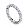 Eternity Band Wedding Ring in 14k White Gold with Round Natural Diamond at Gabriel & Co.
