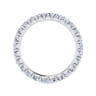 Eternity Band Wedding Ring in 14k White Gold with Round Natural Diamond at Gabriel & Co.