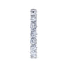 Eternity Band Wedding Ring in 14k White Gold with Round Natural Diamond at Gabriel & Co.