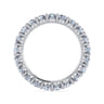 Eternity Band Wedding Ring in 14k White Gold with Round Natural Diamond at Gabriel & Co.