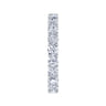 Eternity Band Wedding Ring in 14k White Gold with Round Natural Diamond at Gabriel & Co.