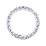 Eternity Band Wedding Ring in 14k White Gold with Round Natural Diamond at Gabriel & Co.