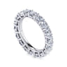 Eternity Band Wedding Ring in 14k White Gold with  Natural Diamond at Gabriel & Co.