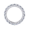 Eternity Band Wedding Ring in 14k White Gold with  Natural Diamond at Gabriel & Co.