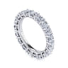 Eternity Band Wedding Ring in 14k White Gold with  Natural Diamond at Gabriel & Co.