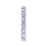 Eternity Band Wedding Ring in 14k White Gold with  Natural Diamond at Gabriel & Co.