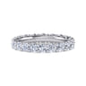Eternity Band Wedding Ring in 14k White Gold with  Natural Diamond at Gabriel & Co.