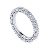 Eternity Band Wedding Ring in 14k White Gold with  Natural Diamond at Gabriel & Co.