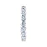 Eternity Band Wedding Ring in 14k White Gold with  Natural Diamond at Gabriel & Co.