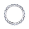 Eternity Band Wedding Ring in 14k White Gold with  Natural Diamond at Gabriel & Co.