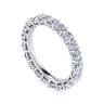 Eternity Band Wedding Ring in 14k White Gold with  Natural Diamond at Gabriel & Co.