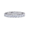 Eternity Band Wedding Ring in 14k White Gold with  Natural Diamond at Gabriel & Co.