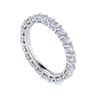 Eternity Band Wedding Ring in 14k White Gold with  Natural Diamond at Gabriel & Co.