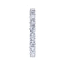 Eternity Band Wedding Ring in 14k White Gold with  Natural Diamond at Gabriel & Co.