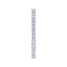 Eternity Band Wedding Ring in 14k White Gold with Round Natural Diamond at Gabriel & Co.