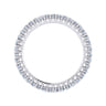 Eternity Band Wedding Ring in 14k White Gold with Round Natural Diamond at Gabriel & Co.