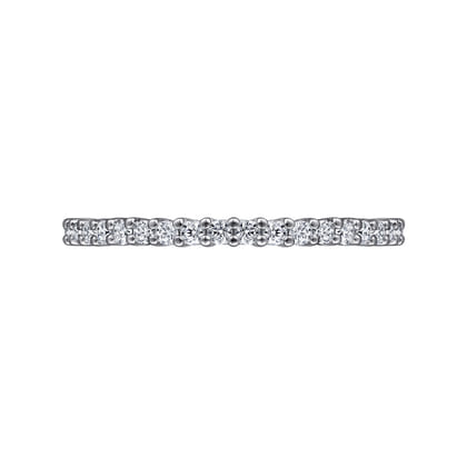Basque - 14K White Gold Shared Prong Diamond Eternity Band