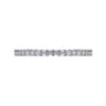Eternity Band Wedding Ring in 14k White Gold with Round Natural Diamond at Gabriel & Co.
