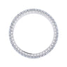 Eternity Band Wedding Ring in 14k White Gold with Round Natural Diamond at Gabriel & Co.