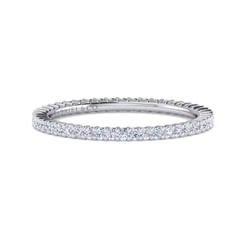 14K White Gold Shared Prong Diamond Eternity Band