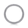 Eternity Band Wedding Ring in 14k White Gold with Round Natural Diamond at Gabriel & Co.
